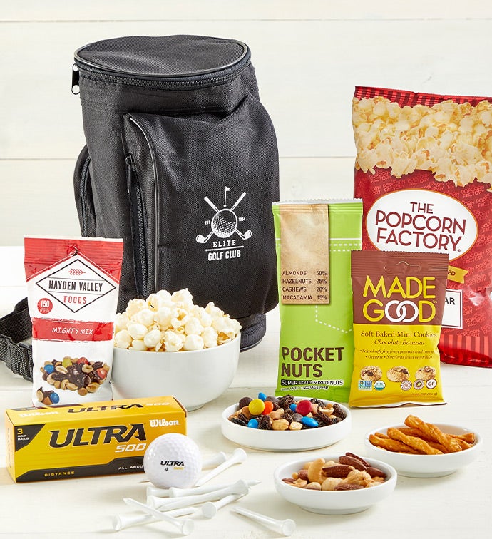 Tee Time for Dad Golf Cooler Bag with Snacks